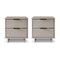 Manhattan Comfort Granville Light Grey 2-Drawer Nightstand, 2PK 2-NS-5016 - alternate 2